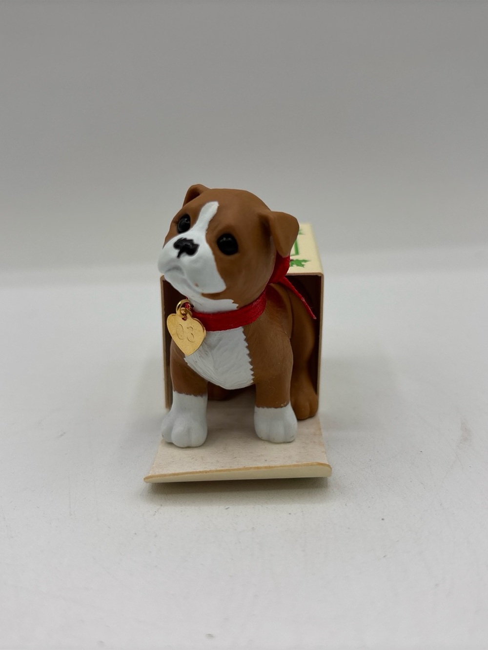 Hallmark Keepsake Ornament Dated 2003 Vintage Puppy Love 13th In The Series EUC